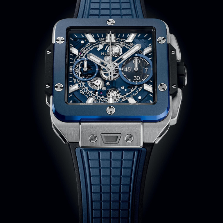 Hublot Square Bang Unico Titanium Blue Ceramic 42mm - 821.NL.5170.RX - #3 Hublot Square Bang Unico Titanium Blue Ceramic 42mm - 821.NL.5170.RX - #3