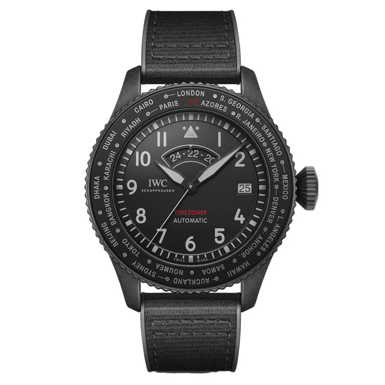 IWC Pilot's Watch Timezoner Top Gun Ceratanium 46mm - IW395505 - #1 IWC Pilot's Watch Timezoner Top Gun Ceratanium 46mm - IW395505 - #1