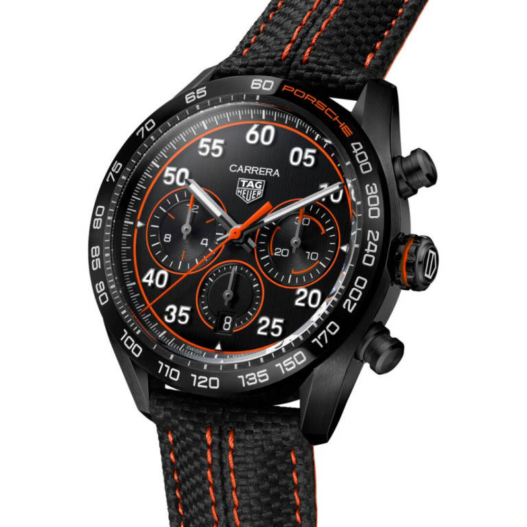 TAG Heuer Carrera Chronograph X Porsche Orange Racing 44mm - CBN2A1M.FC6526 - #2 TAG Heuer Carrera Chronograph X Porsche Orange Racing 44mm - CBN2A1M.FC6526 - #2
