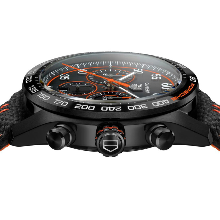 TAG Heuer Carrera Chronograph X Porsche Orange Racing 44mm - CBN2A1M.FC6526 - #4 TAG Heuer Carrera Chronograph X Porsche Orange Racing 44mm - CBN2A1M.FC6526 - #4