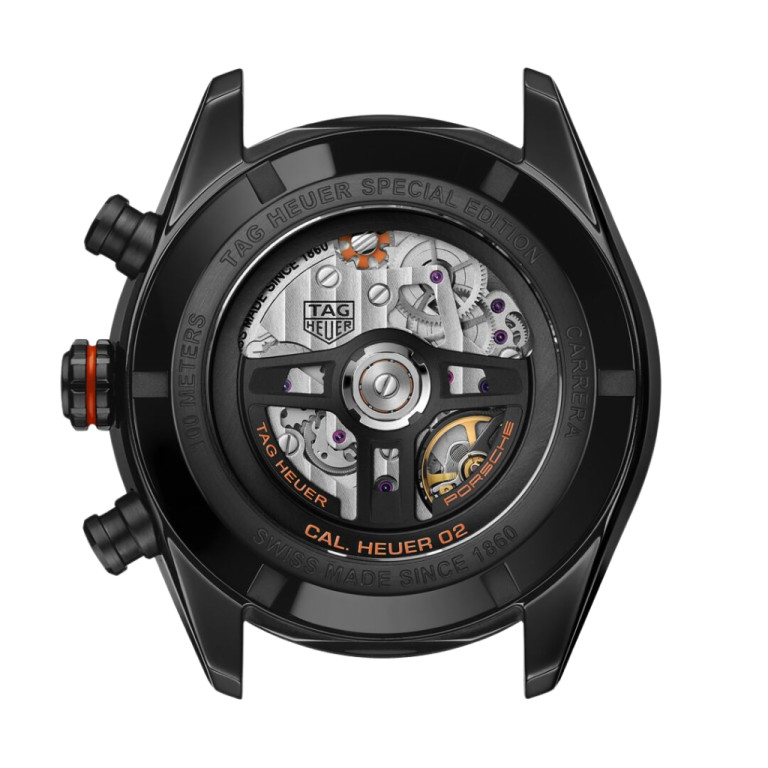 TAG Heuer Carrera Chronograph X Porsche Orange Racing 44mm - CBN2A1M.FC6526 - #8 TAG Heuer Carrera Chronograph X Porsche Orange Racing 44mm - CBN2A1M.FC6526 - #8