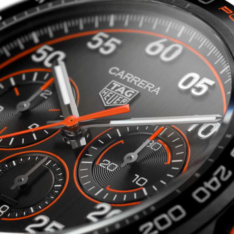 TAG Heuer Carrera Chronograph X Porsche Orange Racing 44mm - CBN2A1M.FC6526 - #6 TAG Heuer Carrera Chronograph X Porsche Orange Racing 44mm - CBN2A1M.FC6526 - #6