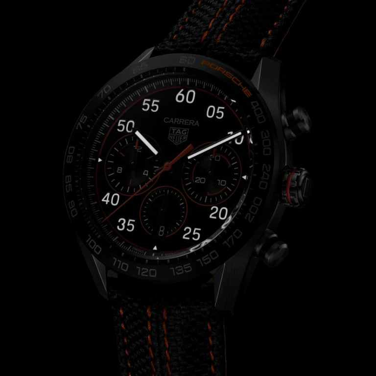 TAG Heuer Carrera Chronograph X Porsche Orange Racing 44mm - CBN2A1M.FC6526 - #7 TAG Heuer Carrera Chronograph X Porsche Orange Racing 44mm - CBN2A1M.FC6526 - #7
