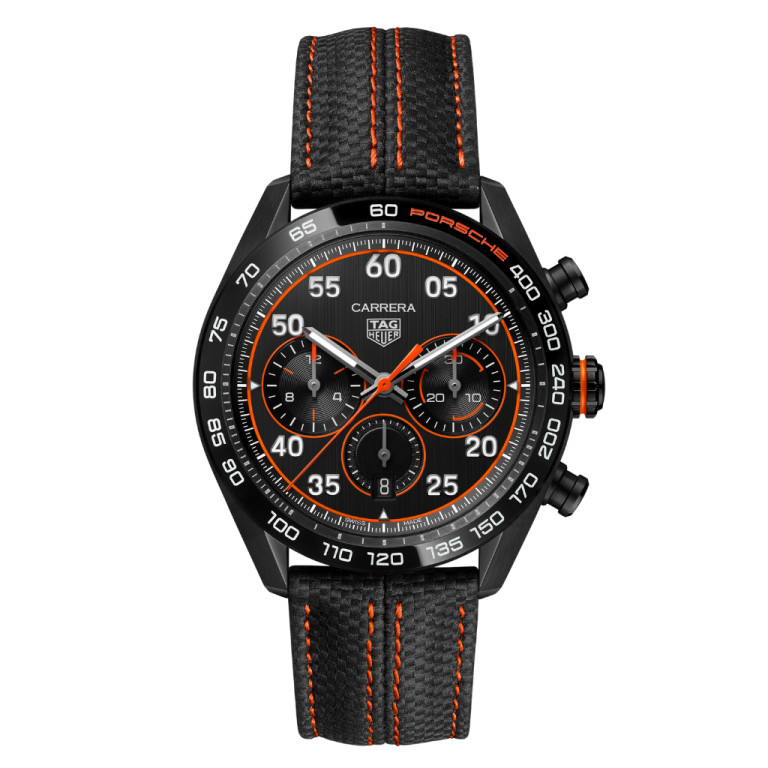 TAG Heuer Carrera Chronograph X Porsche Orange Racing 44mm - CBN2A1M.FC6526 - #1 TAG Heuer Carrera Chronograph X Porsche Orange Racing 44mm - CBN2A1M.FC6526 - #1