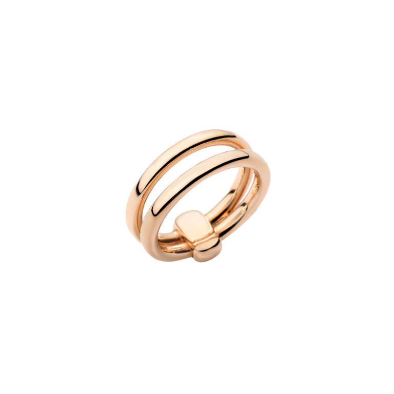 Pomellato Pomellato Together ring roodgoud met diamant - PAC4012 O7WHR DB000 - #5 Pomellato Pomellato Together ring roodgoud met diamant - PAC4012 O7WHR DB000 - #5