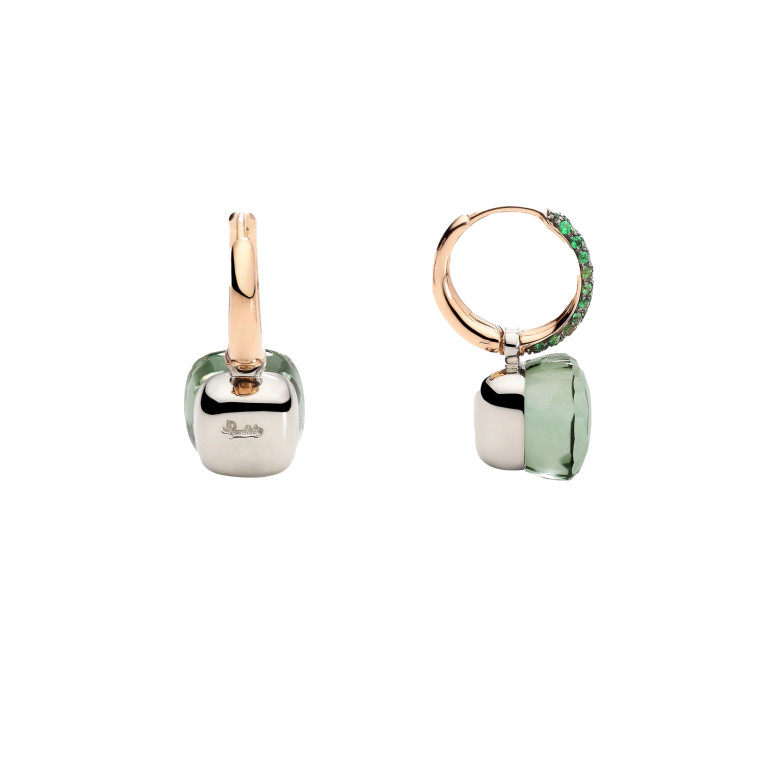 Pomellato Nudo oorhangers rosé/wit goud met Diversen - POC3000 O6BKR TZMPA - #4 Pomellato Nudo oorhangers rosé/wit goud met Diversen - POC3000 O6BKR TZMPA - #4