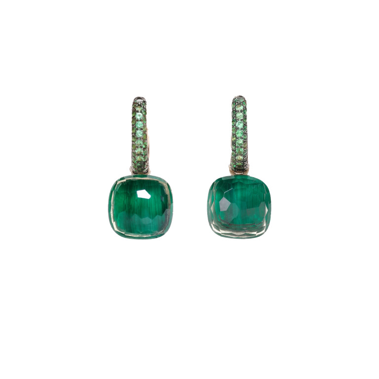 Pomellato Nudo oorhangers rosé/wit goud met Diversen - POC3000 O6BKR TZMPA - #3 Pomellato Nudo oorhangers rosé/wit goud met Diversen - POC3000 O6BKR TZMPA - #3