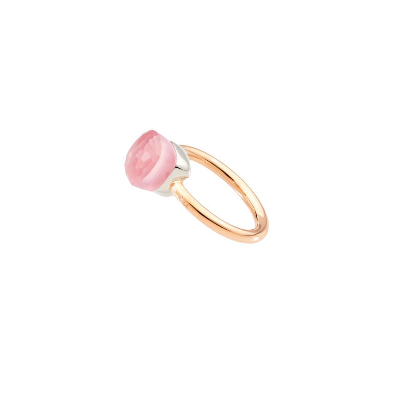 Pomellato Nudo Petit ring rosé/wit goud met Kwarts - PAB4030 O6000 000QR - #4 Pomellato Nudo Petit ring rosé/wit goud met Kwarts - PAB4030 O6000 000QR - #4