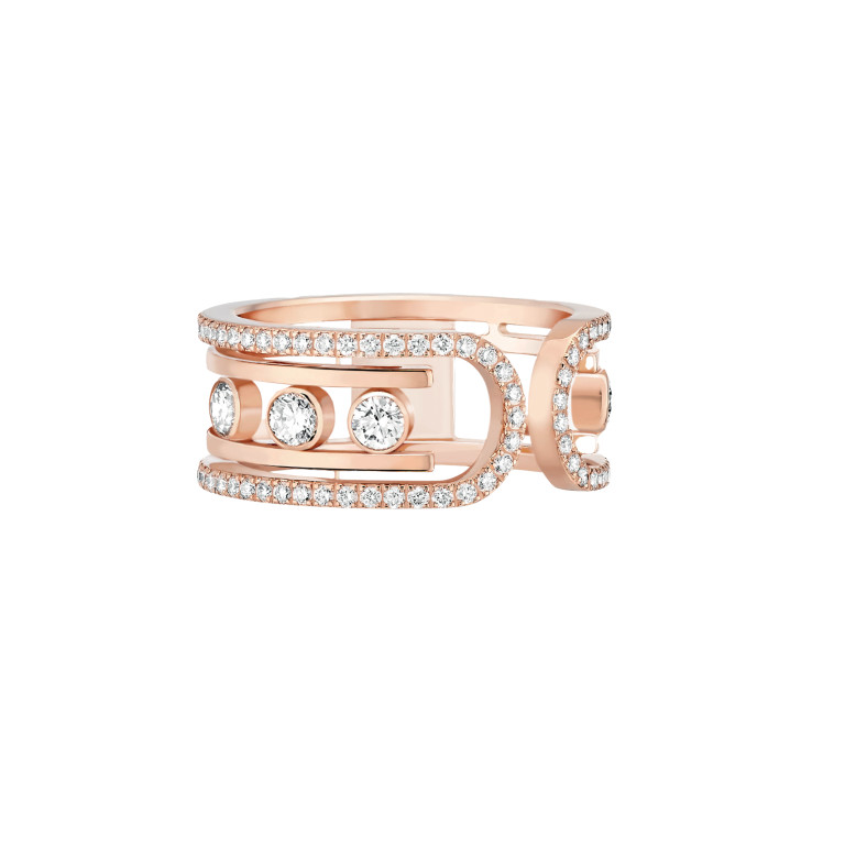 Messika Move 10th ring roodgoud met diamant - 11955-PG - #2 Messika Move 10th ring roodgoud met diamant - 11955-PG - #2