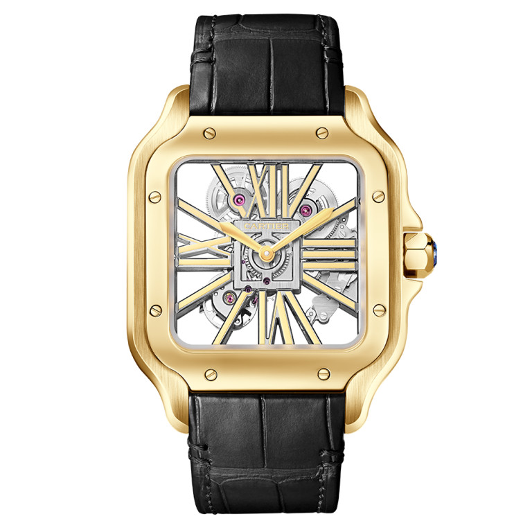Cartier Santos de Cartier Skeleton LM - WHSA0042 - #10 Cartier Santos de Cartier Skeleton LM - WHSA0042 - #10