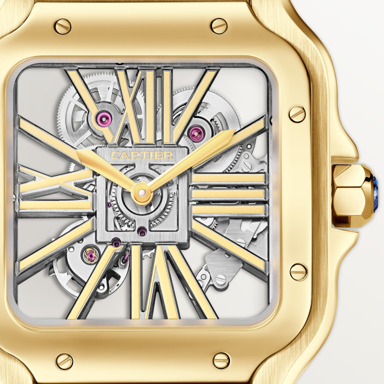 Cartier Santos de Cartier Skeleton LM - WHSA0042 - #4 Cartier Santos de Cartier Skeleton LM - WHSA0042 - #4