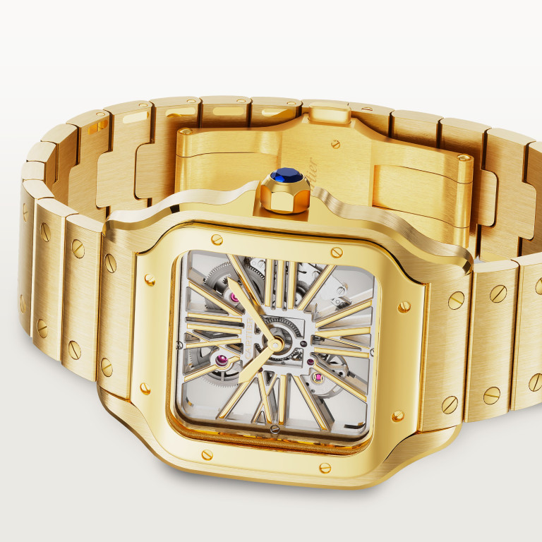 Cartier Santos de Cartier Skeleton LM - WHSA0042 - #3 Cartier Santos de Cartier Skeleton LM - WHSA0042 - #3