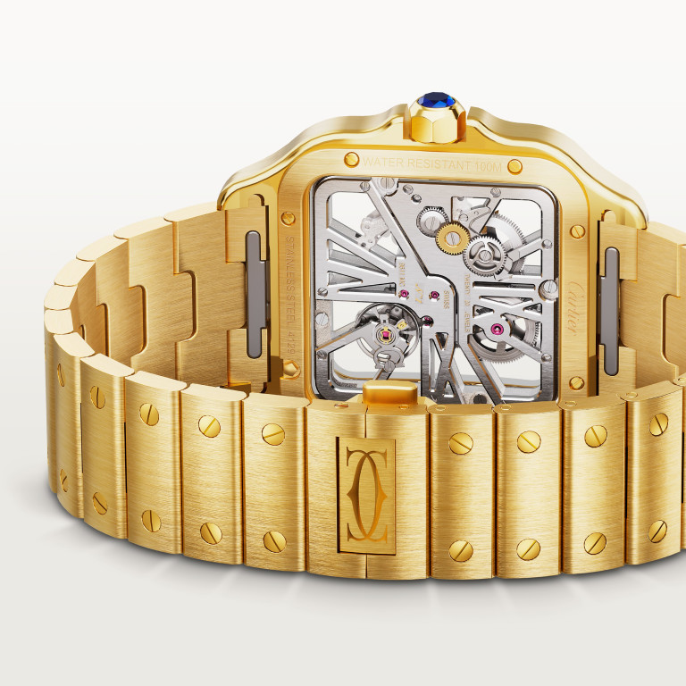 Cartier Santos de Cartier Skeleton LM - WHSA0042 - #6 Cartier Santos de Cartier Skeleton LM - WHSA0042 - #6