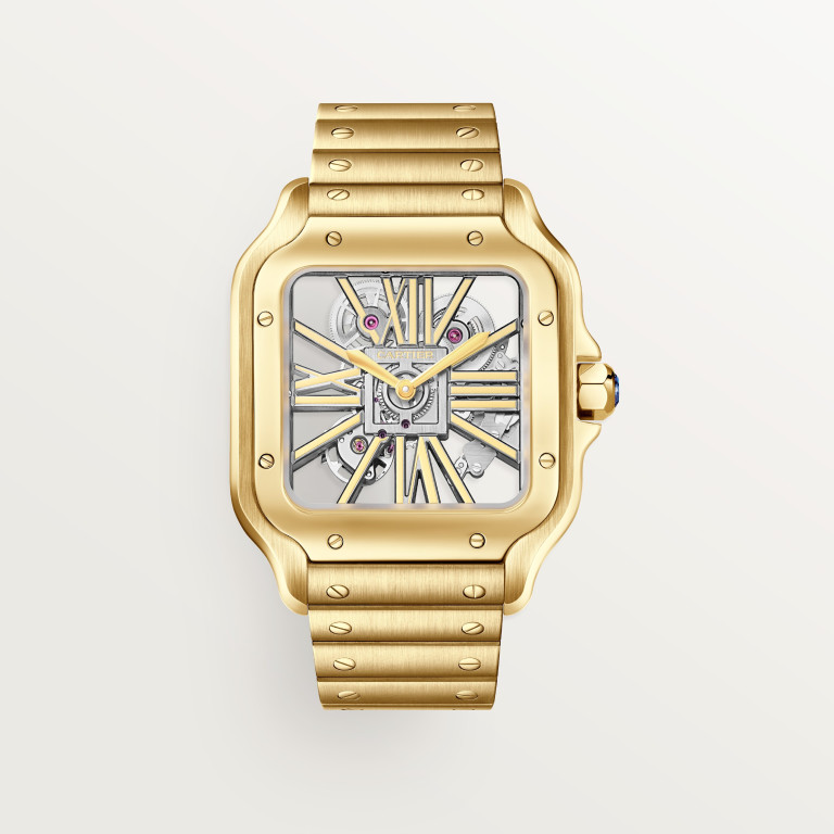 Cartier Santos de Cartier Skeleton LM - WHSA0042 - #2 Cartier Santos de Cartier Skeleton LM - WHSA0042 - #2