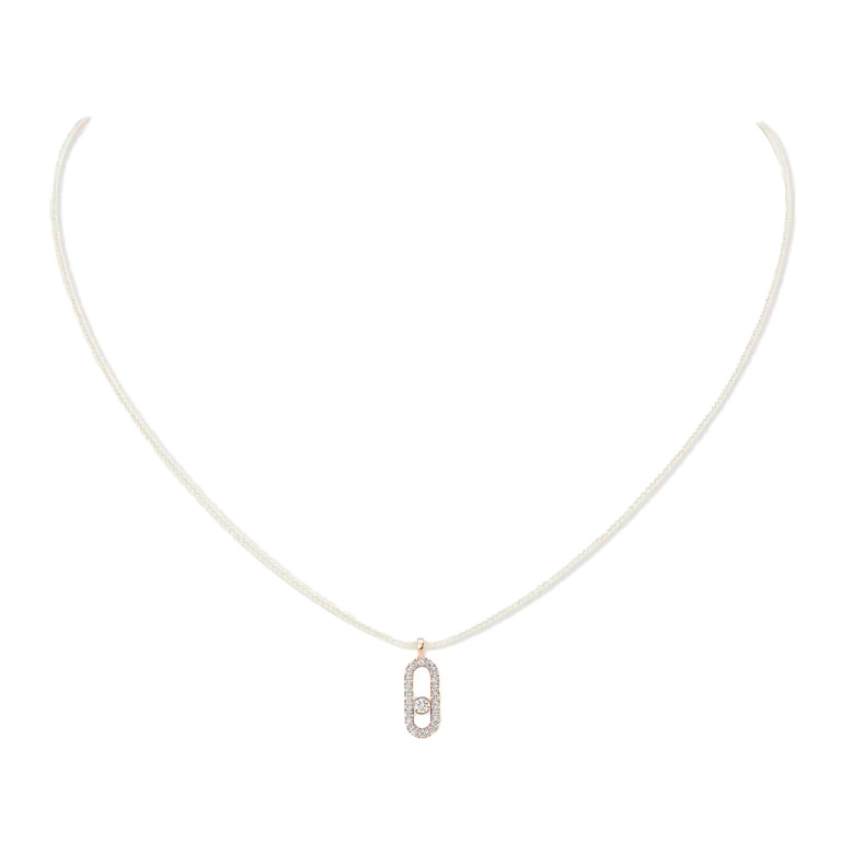 Messika CARE(S) collier roodgoud met diamant - 14104-PG - #3 Messika CARE(S) collier roodgoud met diamant - 14104-PG - #3
