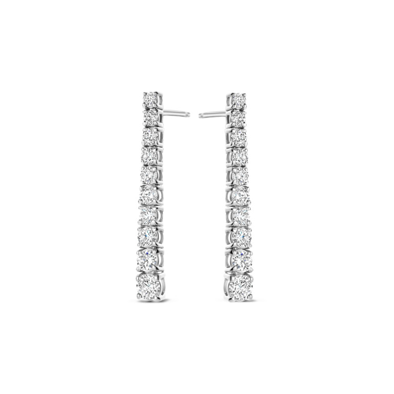 witgoud oorhangers met diamant Schaap en Citroen Diamonds - #1 witgoud oorhangers met diamant Schaap en Citroen Diamonds - #1