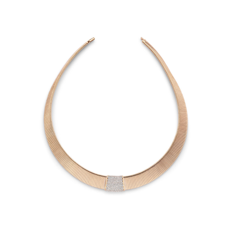 roodgoud collier met diamant SC Highlights Diamonds - #3 roodgoud collier met diamant SC Highlights Diamonds - #3