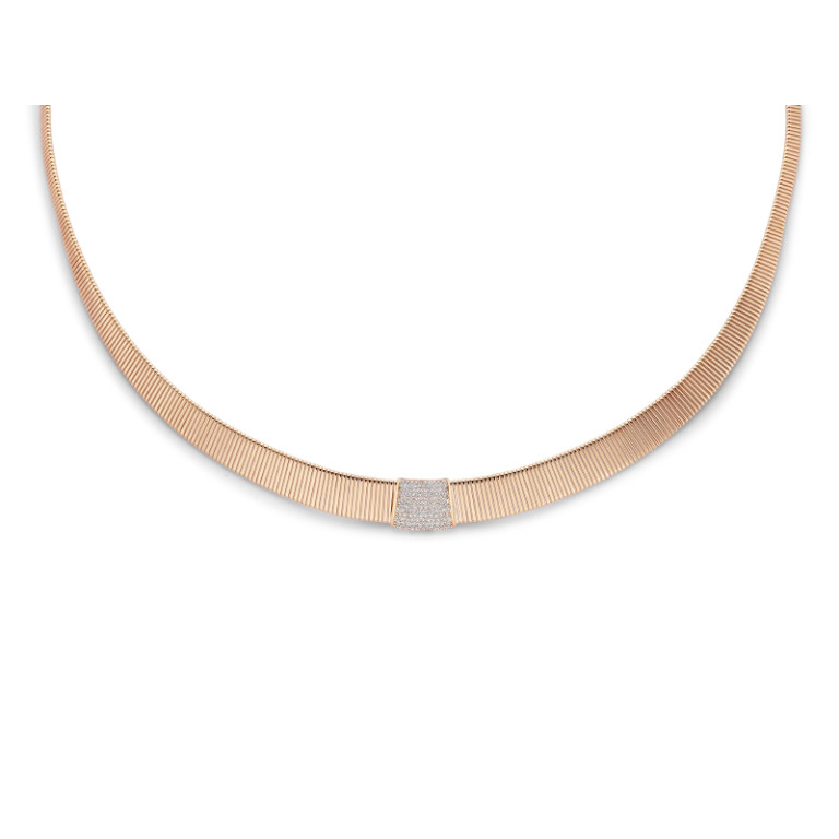 roodgoud collier met diamant SC Highlights Diamonds - #2 roodgoud collier met diamant SC Highlights Diamonds - #2