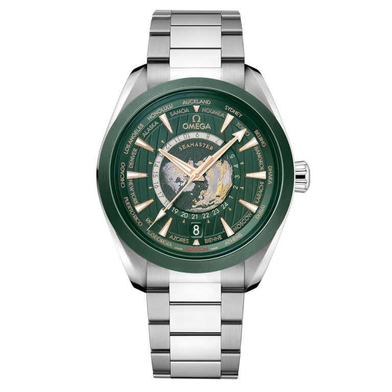 Omega Seamaster Aqua Terra 150M GMT Worldtimer 43mm - 220.30.43.22.10.001 - #8 Omega Seamaster Aqua Terra 150M GMT Worldtimer 43mm - 220.30.43.22.10.001 - #8