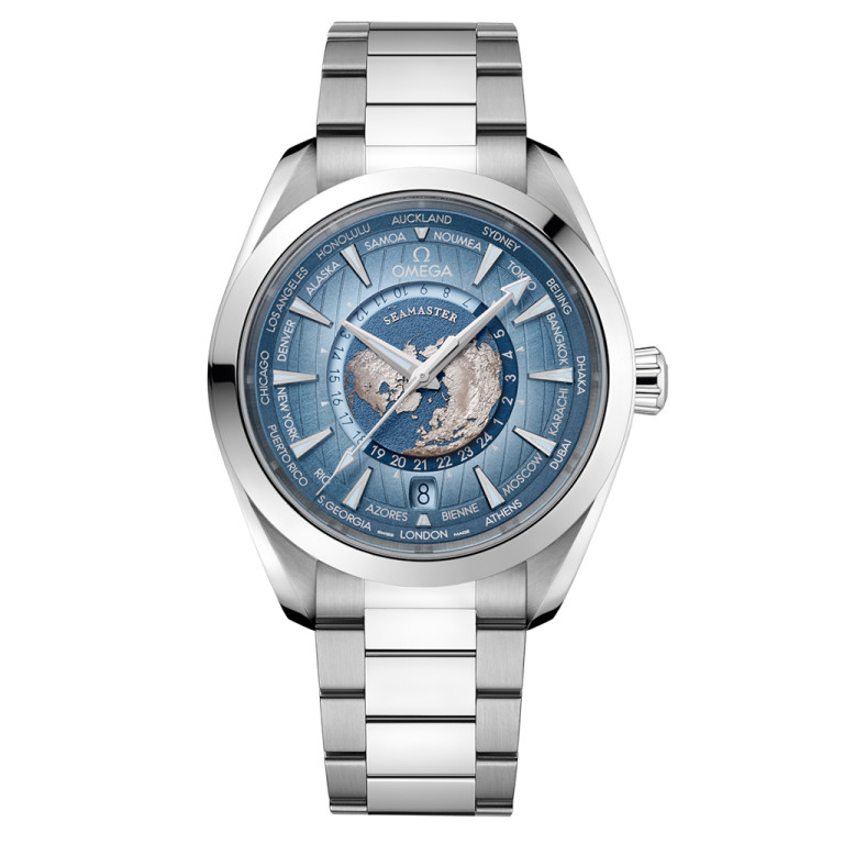 Omega Seamaster Aqua Terra 150M GMT Worldtimer 43mm - 220.10.43.22.03.002 - #8 Omega Seamaster Aqua Terra 150M GMT Worldtimer 43mm - 220.10.43.22.03.002 - #8