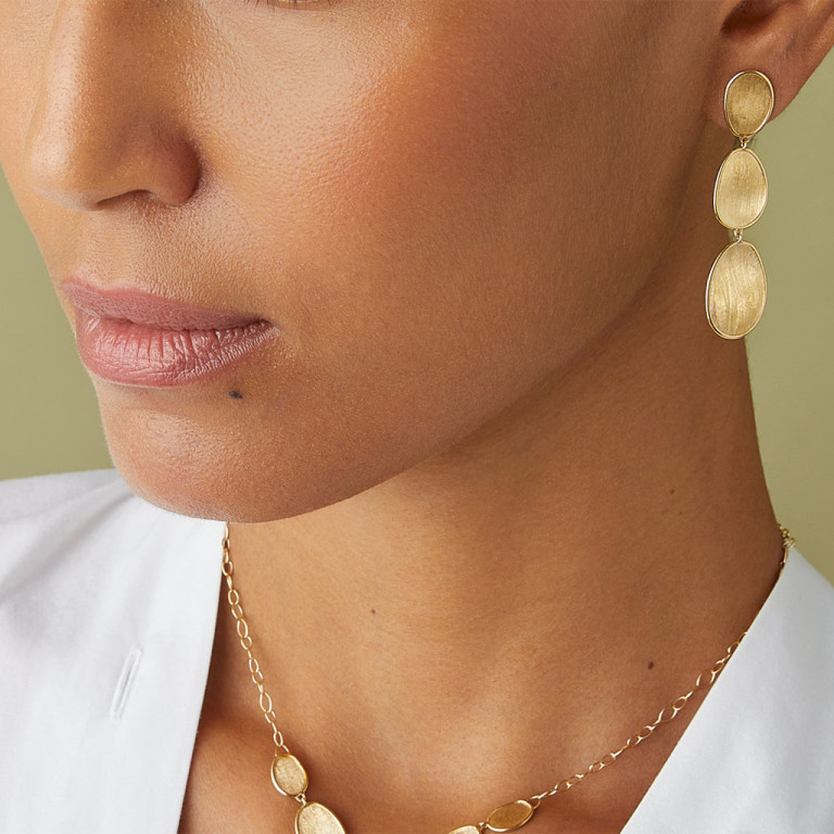 Marco Bicego Lunaria oorhangers geelgoud - OB1349 - #4 Marco Bicego Lunaria oorhangers geelgoud - OB1349 - #4