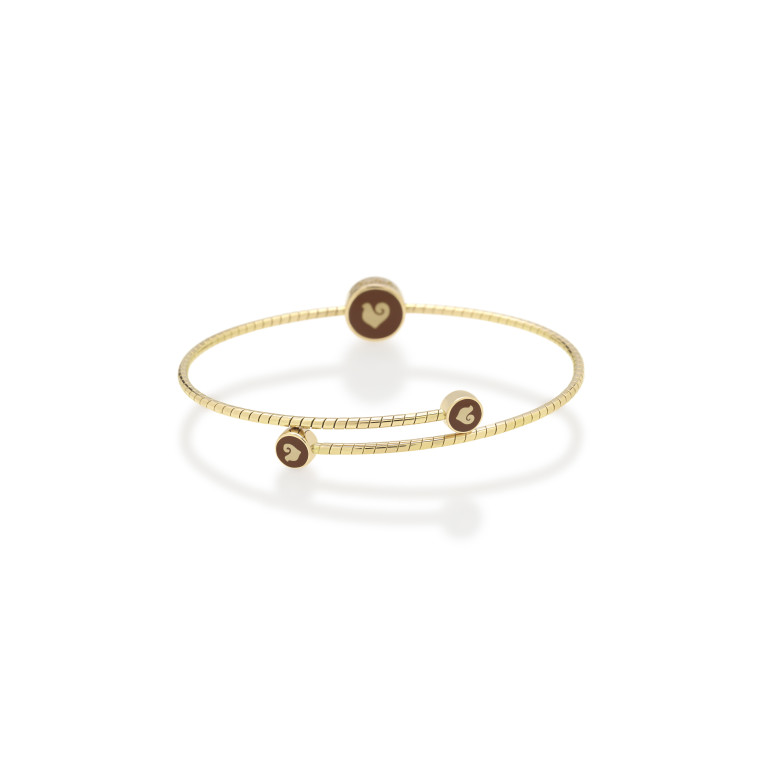 Chantecler Paillettes armband roodgoud met diamant - 41414 - #5 Chantecler Paillettes armband roodgoud met diamant - 41414 - #5