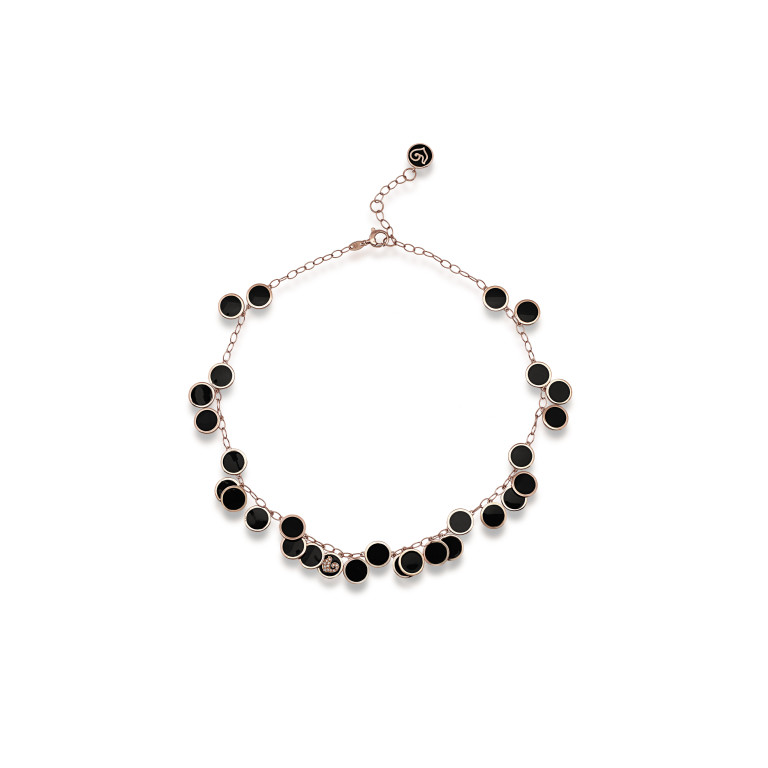 Chantecler Paillettes collier roodgoud met diamant - 42612 - #3 Chantecler Paillettes collier roodgoud met diamant - 42612 - #3