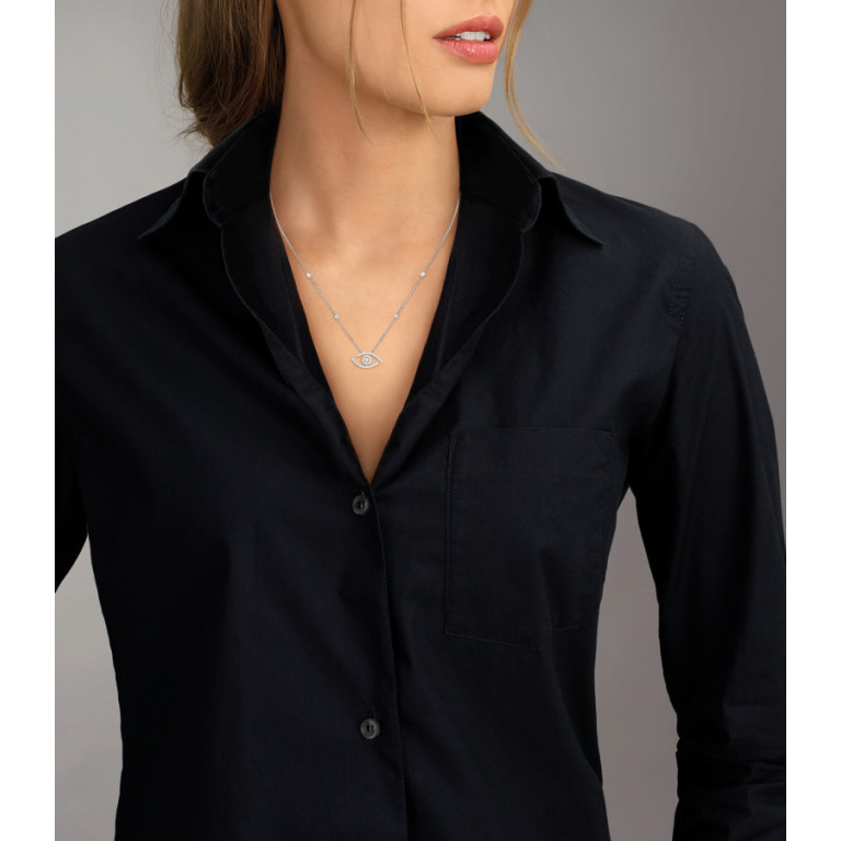 Messika Lucky Move collier met hanger witgoud met diamant - 7525-WG - #6 Messika Lucky Move collier met hanger witgoud met diamant - 7525-WG - #6