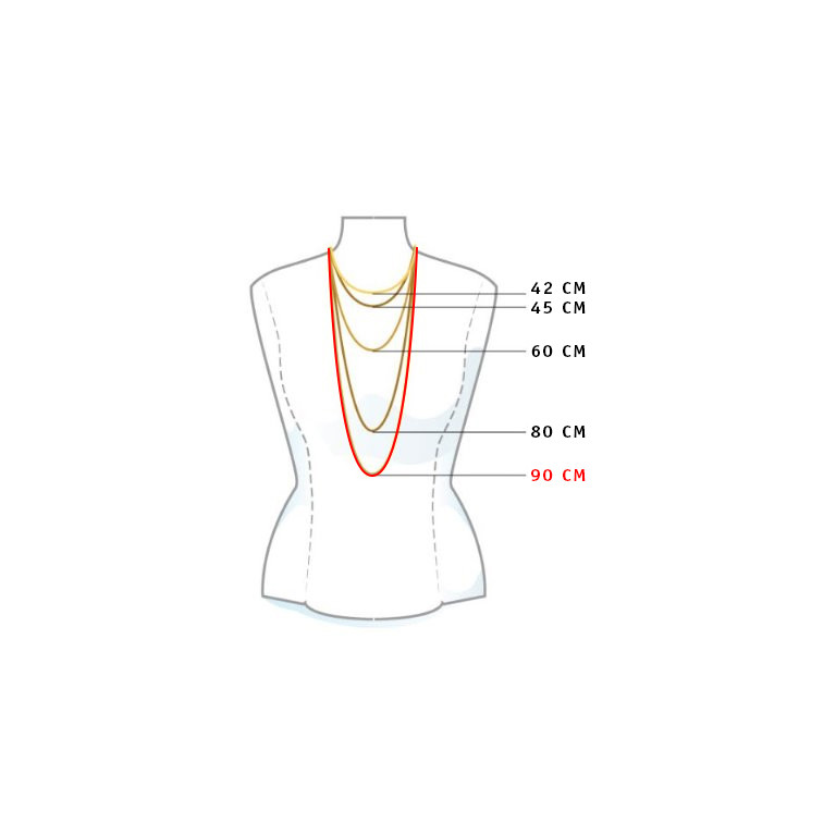 geelgoud schakel collier Schaap en Citroen Essentials - #2 geelgoud schakel collier Schaap en Citroen Essentials - #2