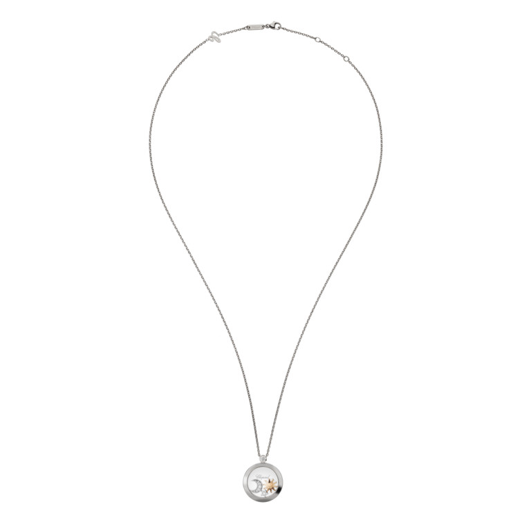 Chopard Happy Diamonds collier met hanger witgoud met diamant - 799434-1201 - #2 Chopard Happy Diamonds collier met hanger witgoud met diamant - 799434-1201 - #2