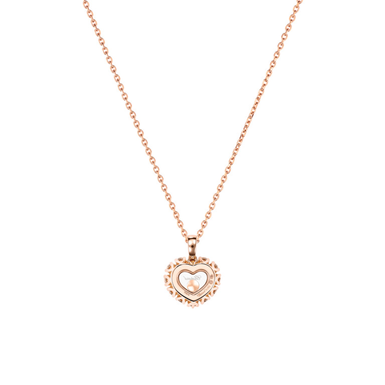Chopard Happy Diamonds collier met hanger roodgoud met diamant - 79A616-5001 - #4 Chopard Happy Diamonds collier met hanger roodgoud met diamant - 79A616-5001 - #4