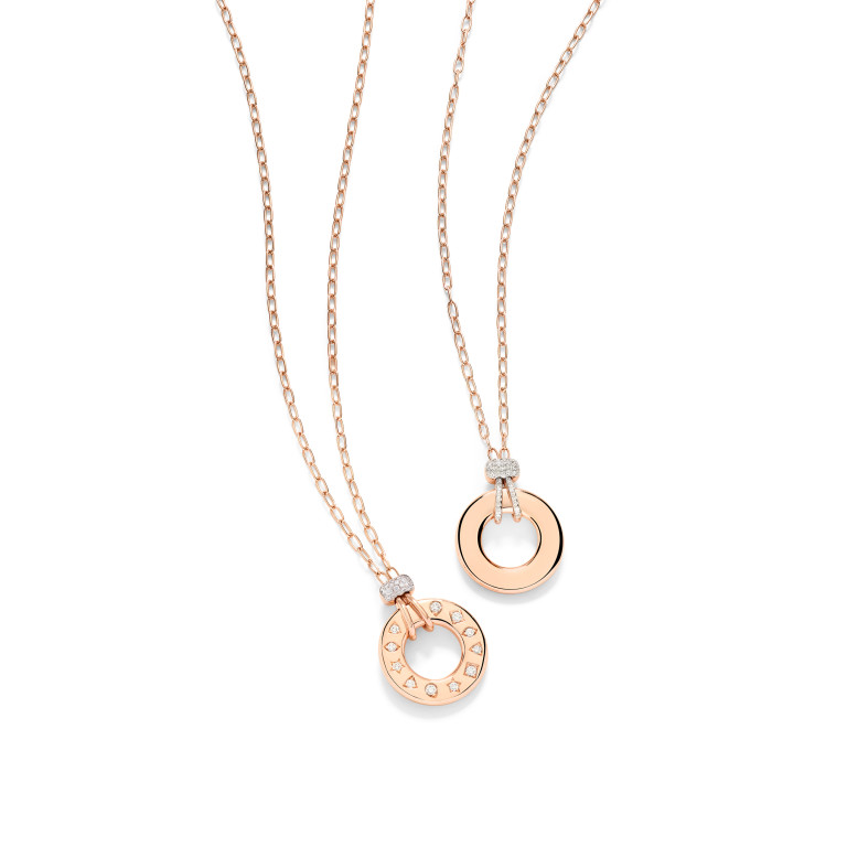 Pomellato Iconica collier met hanger rosé/wit goud met diamant - PCC4041 O7WHR DB000 - #4 Pomellato Iconica collier met hanger rosé/wit goud met diamant - PCC4041 O7WHR DB000 - #4