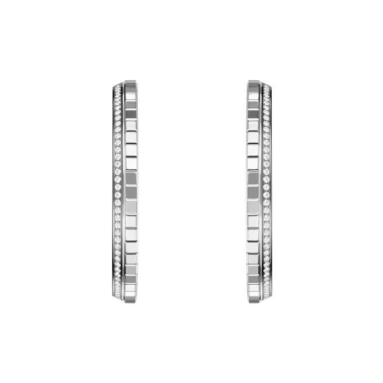 Chopard Ice Cube Mini oorknoppen witgoud met diamant - 837008-1002 - #3 Chopard Ice Cube Mini oorknoppen witgoud met diamant - 837008-1002 - #3