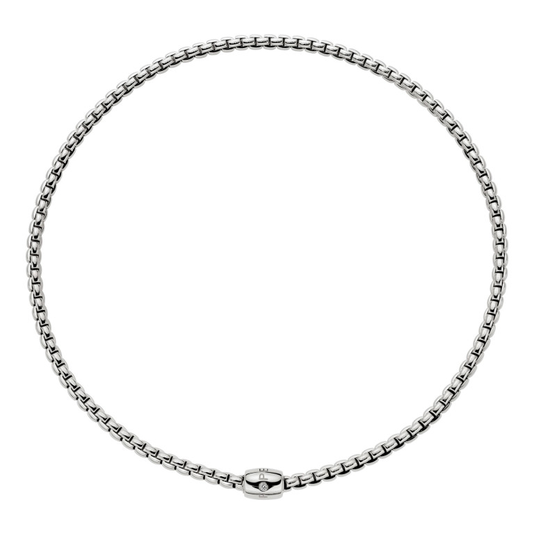 Fope Solo collier witgoud met diamant - 07F01CX_BB_B_XBX_043 - #3 Fope Solo collier witgoud met diamant - 07F01CX_BB_B_XBX_043 - #3