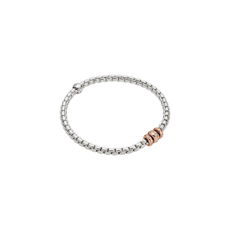 Fope Eka Armbanden rosé/wit goud met diamant - 73101B3_PB_B_RRR_00S - #1 Fope Eka Armbanden rosé/wit goud met diamant - 73101B3_PB_B_RRR_00S - #1