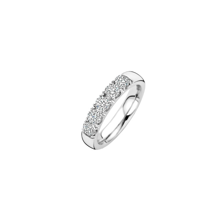 witgoud alliance ring met diamant Schaap en Citroen Diamonds - #3 witgoud alliance ring met diamant Schaap en Citroen Diamonds - #3