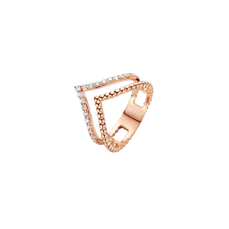 roodgoud ring met diamant Schaap en Citroen Diamonds - #2 roodgoud ring met diamant Schaap en Citroen Diamonds - #2