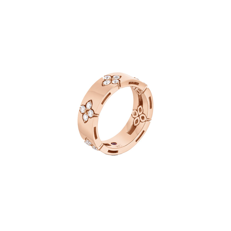 Roberto Coin Love in Verona ring roodgoud met diamant - ADR888RI2011 - #3 Roberto Coin Love in Verona ring roodgoud met diamant - ADR888RI2011 - #3