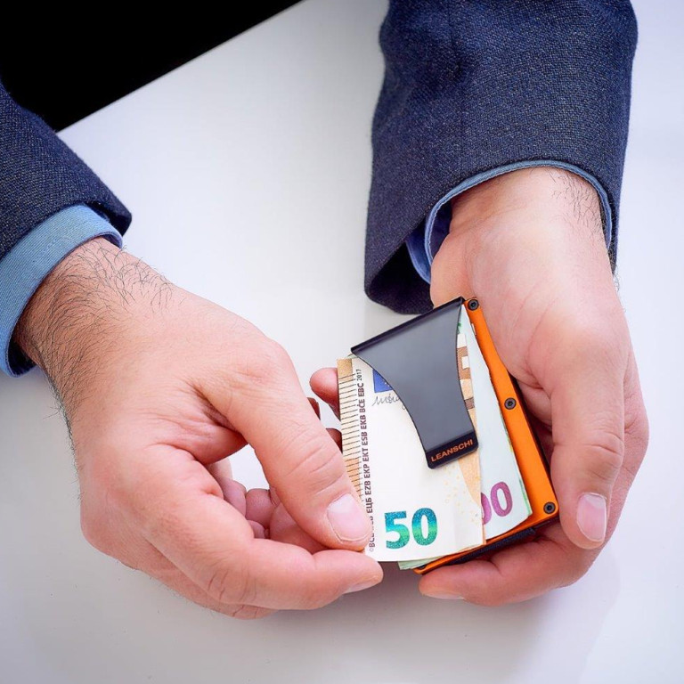 Leanschi portemonnee Tech-Wallet Black & Red Carbon - BGTE-CC19 - #7 Leanschi portemonnee Tech-Wallet Black & Red Carbon - BGTE-CC19 - #7