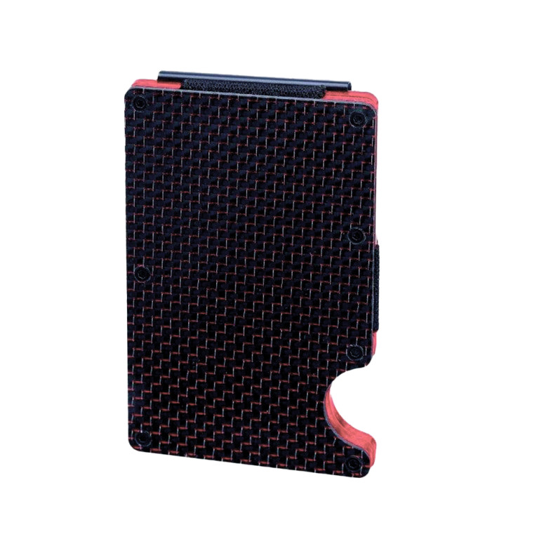 Leanschi portemonnee Tech-Wallet Black & Red Carbon - BGTE-CC19 - #4 Leanschi portemonnee Tech-Wallet Black & Red Carbon - BGTE-CC19 - #4