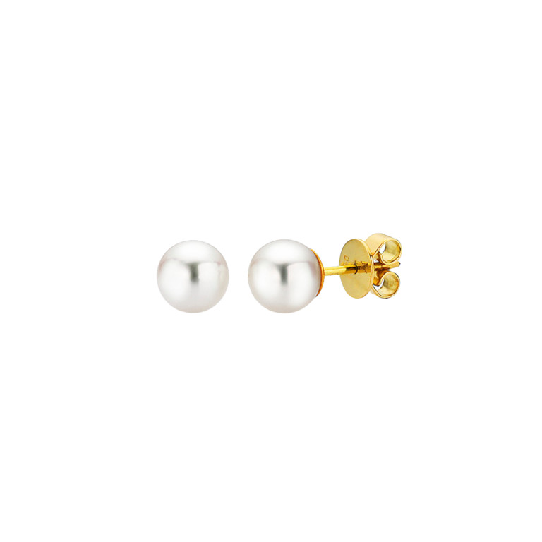 Pearls oorknoppen - Schaap en Citroen Pearls oorknoppen - Schaap en Citroen