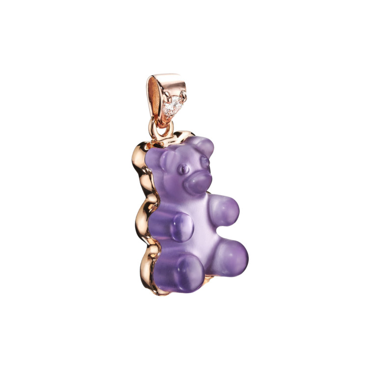 Colours Hanger - Gemmy Bear - Gb Amethist Colours Hanger - Gemmy Bear - Gb Amethist