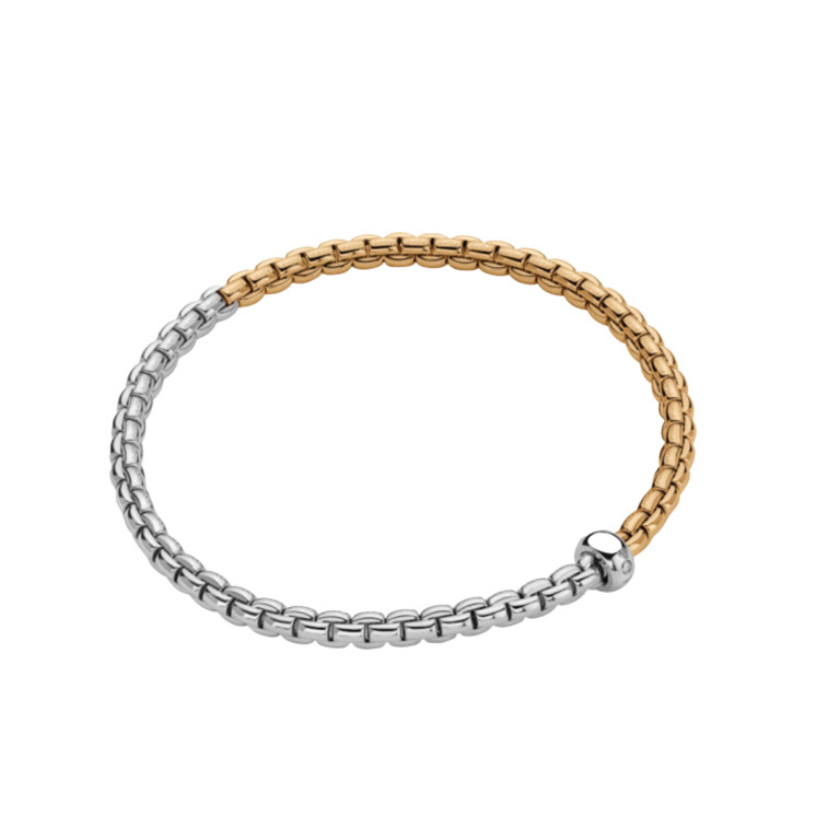 Fope Eka Armbanden geel/wit goud met diamant - 01M01B2_BB_2_XBX_00M - #3 Fope Eka Armbanden geel/wit goud met diamant - 01M01B2_BB_2_XBX_00M - #3