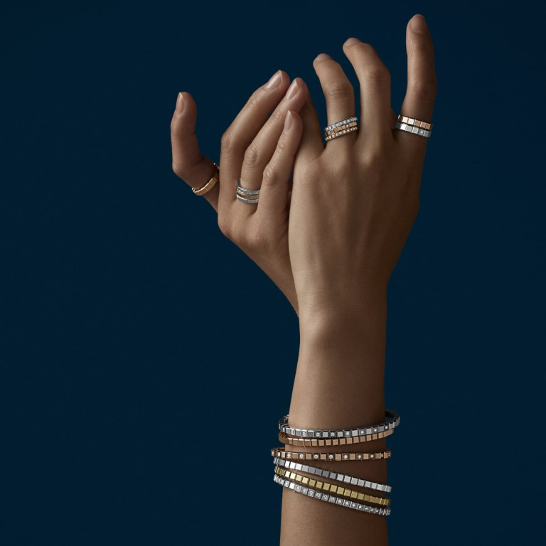 Chopard Ice Cube Mini ring geelgoud met diamant - 827702-0230 - #4 Chopard Ice Cube Mini ring geelgoud met diamant - 827702-0230 - #4