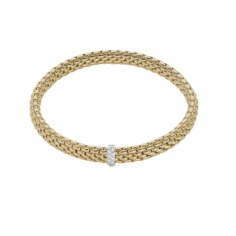 Fope Vendome flexibele armband geel/wit goud met diamant - 56002BX_BB_G_XBX_00M - #5 Fope Vendome flexibele armband geel/wit goud met diamant - 56002BX_BB_G_XBX_00M - #5