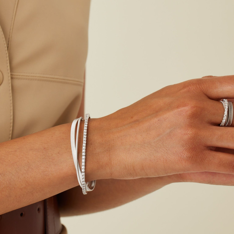 Marco Bicego Masai armband witgoud met diamant - BG728-B1 - #2 Marco Bicego Masai armband witgoud met diamant - BG728-B1 - #2