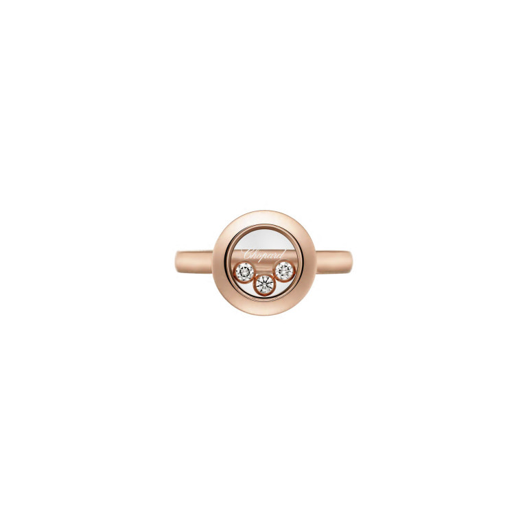 Chopard Happy Diamonds Icons Round ring roodgoud met diamant - 82A018-5112 - #2 Chopard Happy Diamonds Icons Round ring roodgoud met diamant - 82A018-5112 - #2