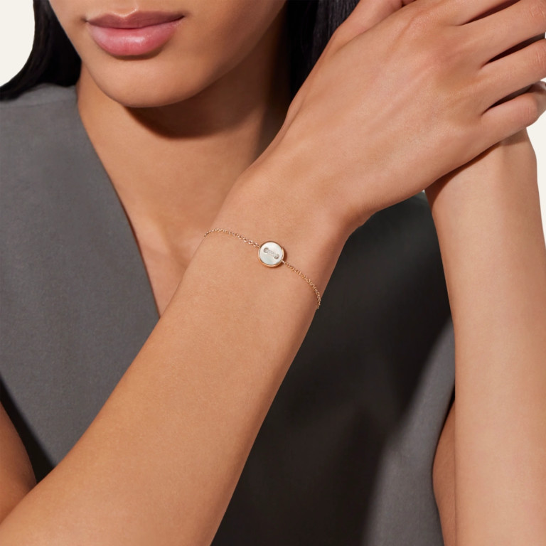 Pomellato Pom Pom Dot armband roodgoud met diamant - PBC4030 O7WHR DB0MP - #3 Pomellato Pom Pom Dot armband roodgoud met diamant - PBC4030 O7WHR DB0MP - #3