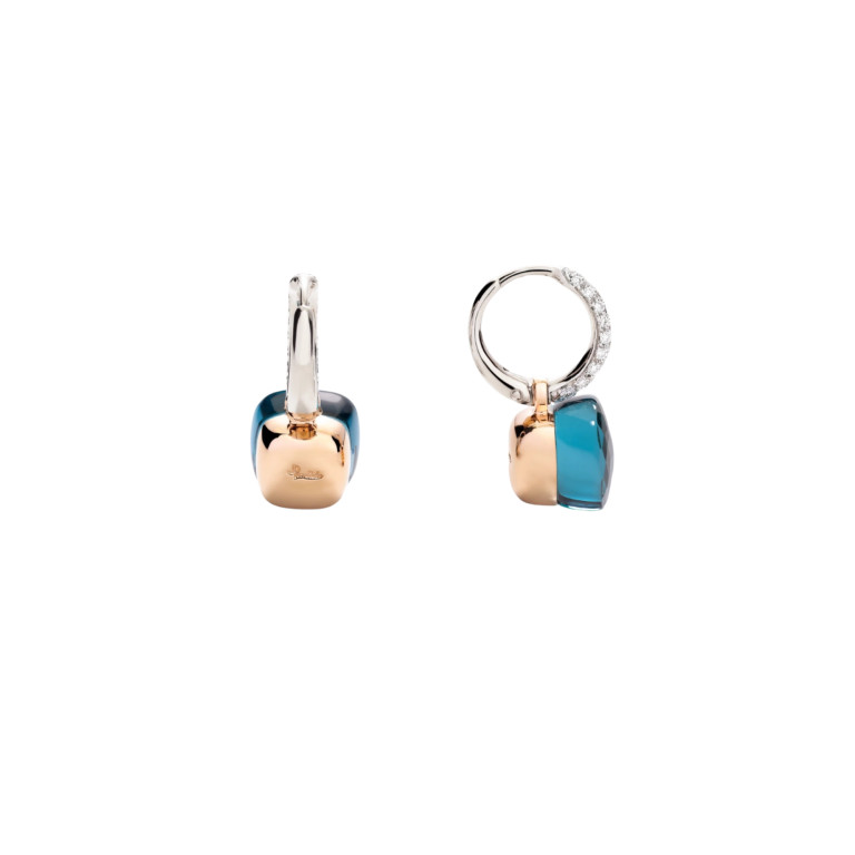 Pomellato Nudo Diamonds oorhangers rosé/wit goud met diamant - POB4010 O6WHR B0TTU - #3 Pomellato Nudo Diamonds oorhangers rosé/wit goud met diamant - POB4010 O6WHR B0TTU - #3