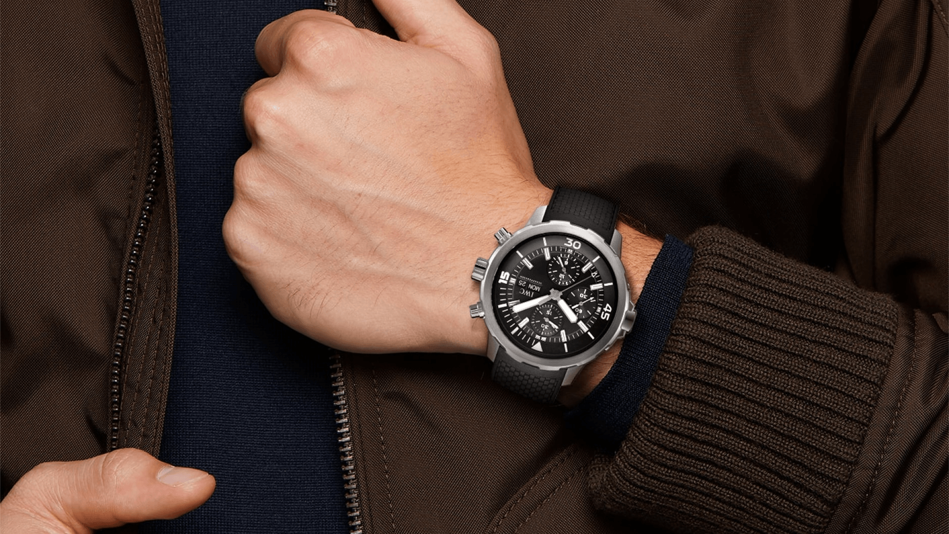 Het SafeDive-System en Bracelet Quick-Change System van de Aquatimer Het SafeDive-System en Bracelet Quick-Change System van de Aquatimer